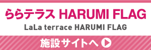 「ららテラス　HARUMI FRAG」のバナー画像